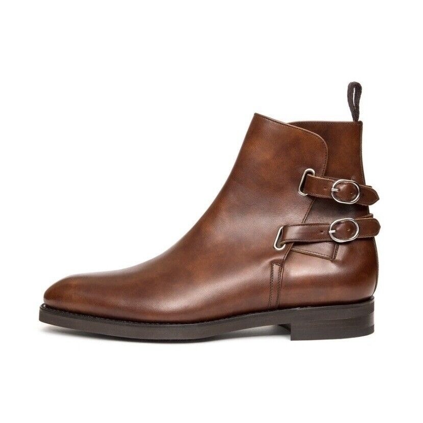 J.Fitzpatrick Genesee Mto Gold Museum Calf Double Country Rubber Sole 8e $800.00